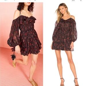 Ulla Johnson size 4 monet cold shoulder dress